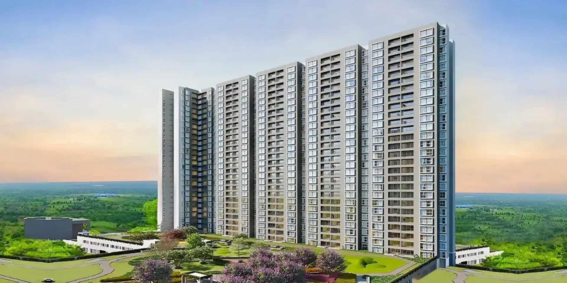 Luxury lakeside apartments by Godrej Properties in Bangalore