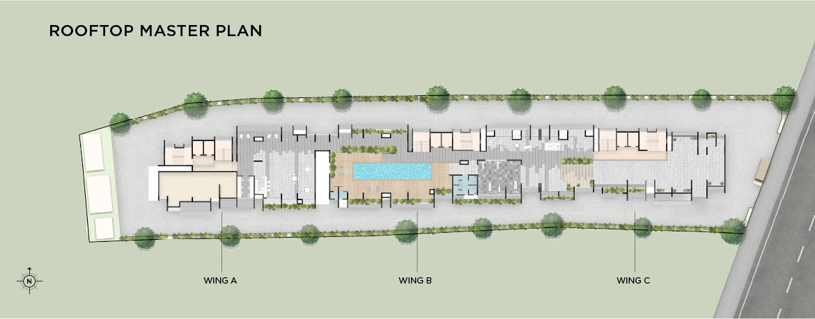 layout of rohan viti wakad