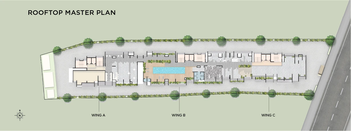 layout of rohan viti wakad